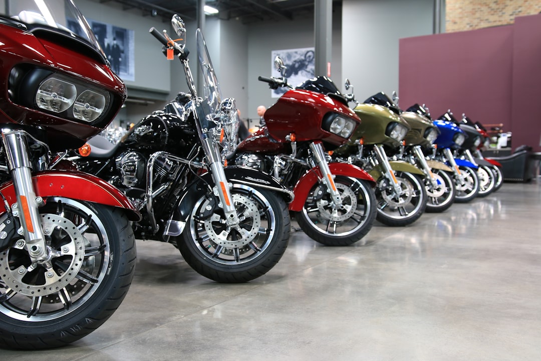 Photo motorcycle, dealership